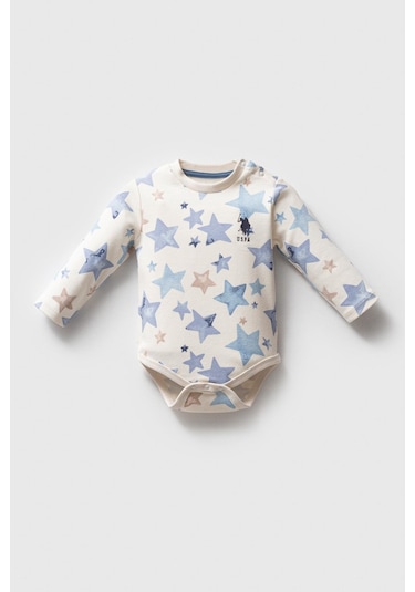 U.s. Polo Assn. Erkek Bebek 3'lü Body Set Mavi-1678 Mavi