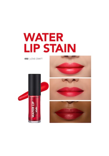 Flormar Kalıcı Mat Dudak Tint'i (Kırmızı) - Water Lip Stain - 002 Love Craft - 8682536042178