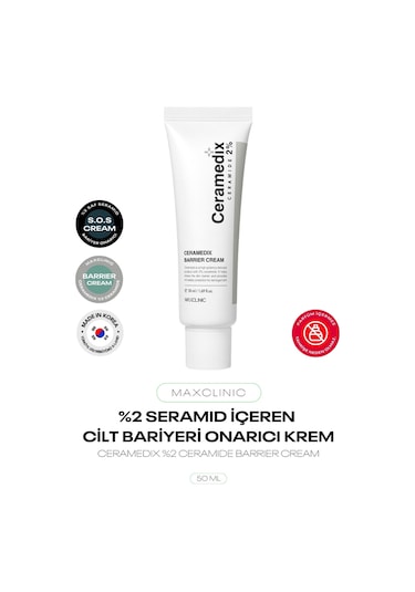 %2 Seramid İçeren Onarıcı Yüz Kremi Ceramedix Barrier Cream