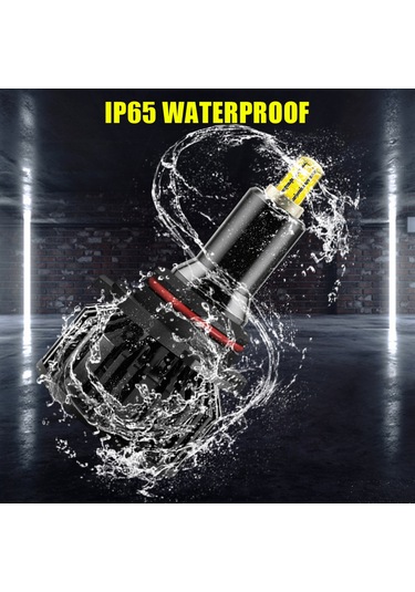 Xindoker Oto Led Far 6 Led Çip 360 Derece Aydınlatma 6000k Soğuk Beyaz 18000lm 9005 H7 H11 Ip65 Su Geçirmez