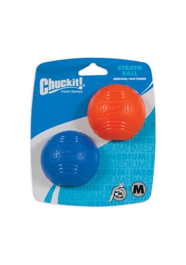 Chuckt Strato Ball 2'li Köpek Oyun Topu Orta Boy 6.5 CM