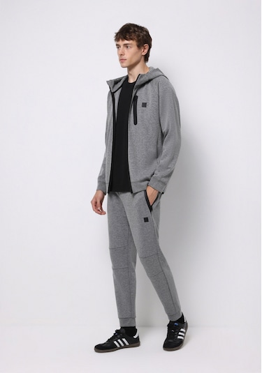 Colins Regular Fit Orta Bel Düz Erkek Antrasit Eşofman Altı Cl1075654 Q1.v1 Anm Antra Melanj