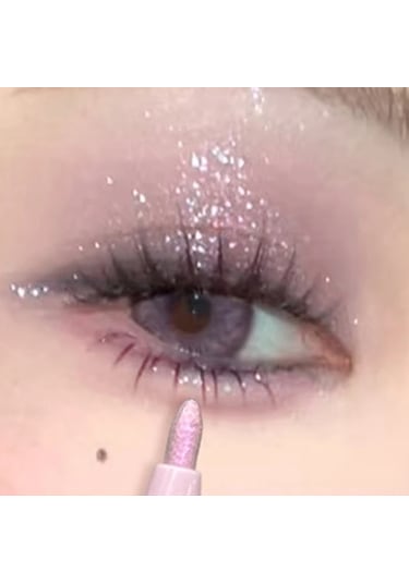 Çift Kafalı Yalan İpekböceği Kalem Mat Pembe Parlatıcı Anahat Gözler Sedefli 03 250mg 002