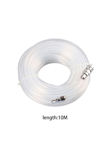 Suntek Otomotiv Mağazaları Için Pnömatik Düz Boru Beyaz-10m