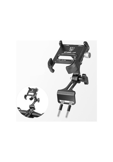 Bisiklet Telefon Tutucu, 360 Döner, Premium Alüminyum, 55-100mm Evrensel Uyumlu, Tek El İle Kaldırma, Yol Ve Dağ Bisikletleri İçin Diğer Diğer