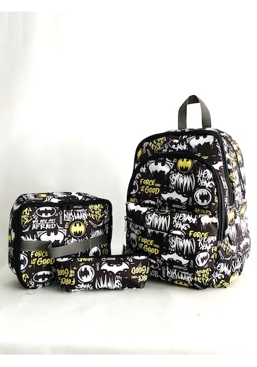 Newbag Yarasa Erkek Sırt Okul Çantası-3'lü Set Yeni Sezon