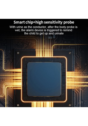 Lemestar Turuncu Çocuk Bez Nem Alarmı, 3 Alarm Modu Ses/titreşim/ses+titreşim , Manyetik Tutma, Type-c Şarj, 120 Saat Çalışma Süresi