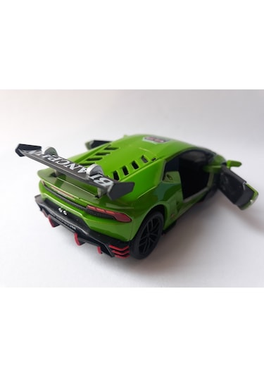 Lamborghını Huracan Lp620-2 Trofeo Green Diecast Metal Araba