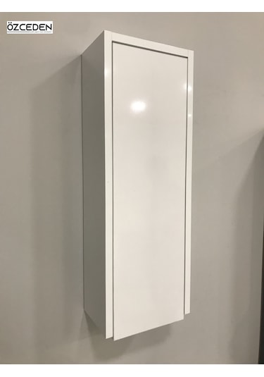 Çok Amaçlı Banyo Mutfak Dolabı 70Cm Mdf Parlak Beyaz