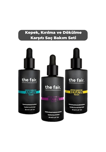the fair. Argan Serum 50 ML + Keratin Serum 50 ML + Biotin Serum 50 ML