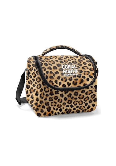 Coral High Thermo Beslenme Çantası - Kız Çocuk, Kahverengi Leopar Kahverengi