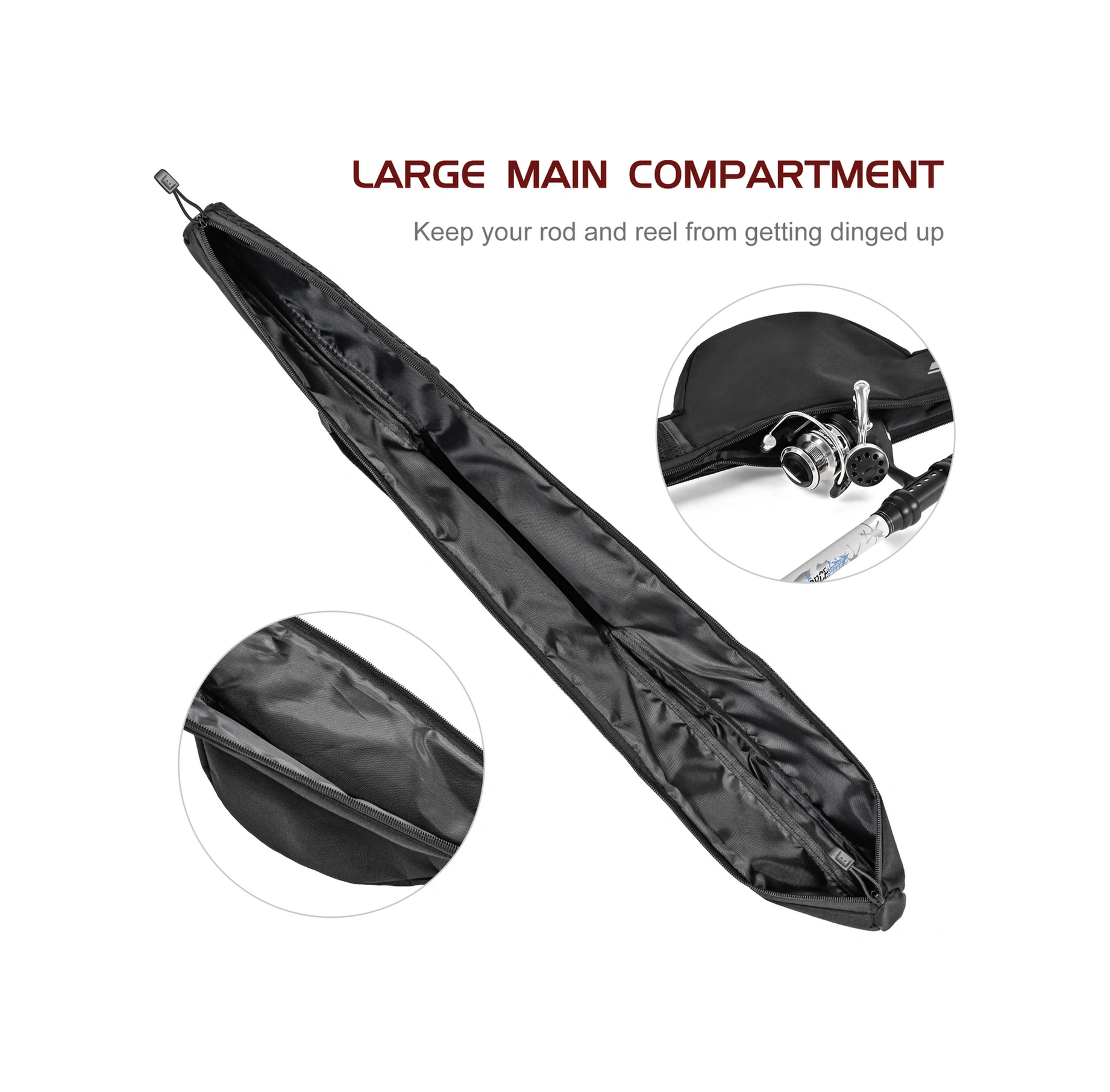 Youtek Leo 106cm Olta Korumalı Çanta, 1000d Oxford Malzeme, Hafif Tasarım 204-267g Fishing Bag