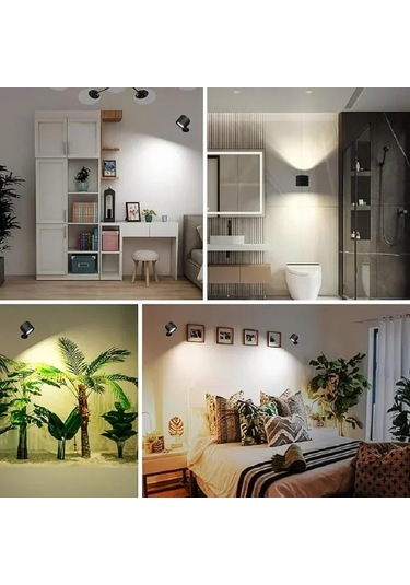 Liangmei Modern Manyetik Dokunmatik Led Duvar Lambası Şarj Ahşap