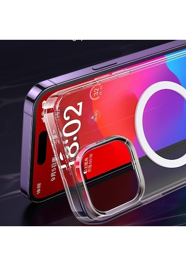 Mcdodo Pc-5331 İphone 15 Plus Uyumlu Magsafe Şeffaf Kılıf