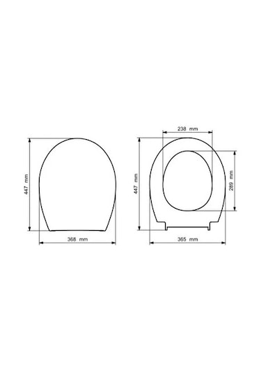 Leylak Yavaş Kapanan Klozet Kapağı Alttan Sıkmalı