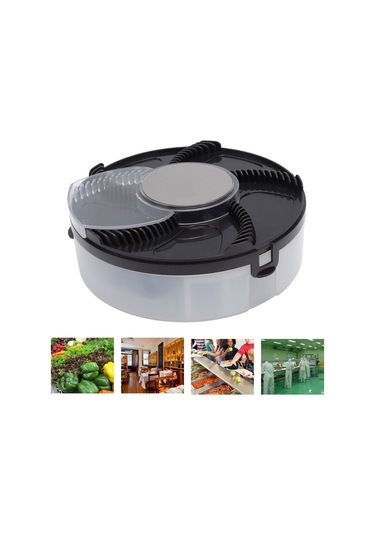 Yaleker Usb Geri Şarjlı Elektrikli Sinek Tutucu, Yüksek Kaliteli Motor, Kesilebilir Temizleme, Restoran Mutfak Uygun, Siyah, 5v, 40db