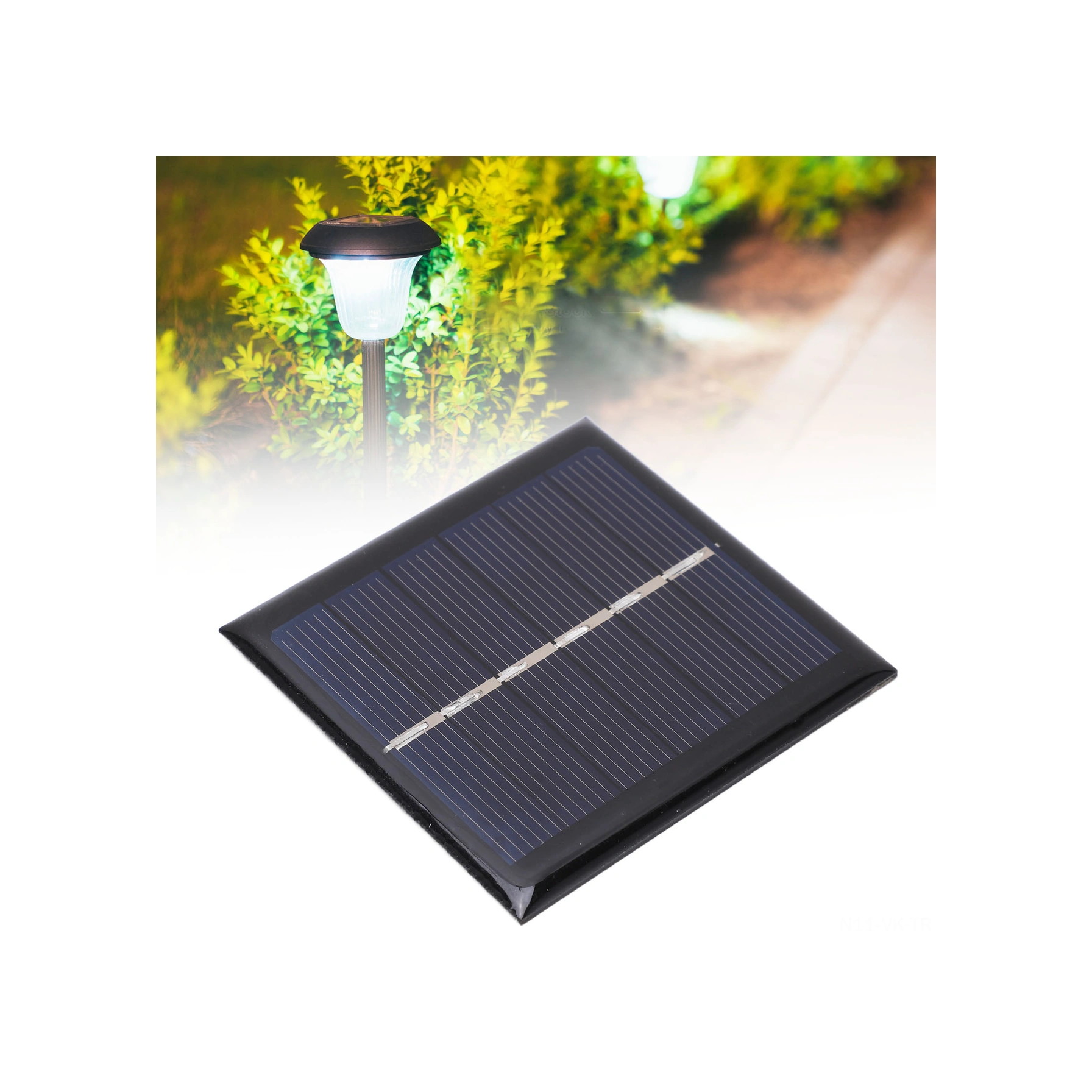 Vkemall 0.6w 3v Polisilikon Güneş Paneli - Taşınabilir A Sınıfı Dökme Jeli Modül, Bahçe Aydınlatması Ve Düşük Güç Cihazları İçin