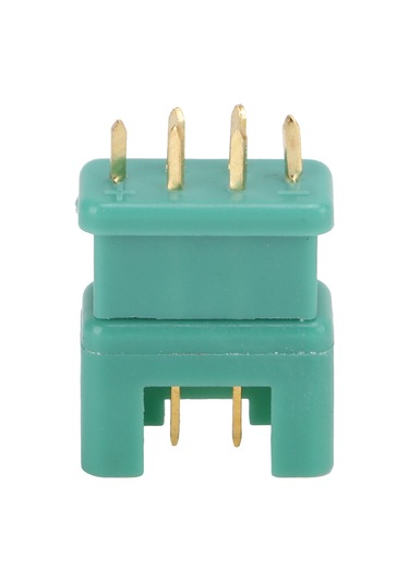 Moveevo Mpx Yeşil Altıgen Şarj Bağlantısı 13.030/13.031 Modeli Bakır Kaplama Nilon Enjeksiyon 10 Setli Uçak Modeli Batarya Konnektörü