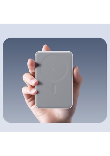 Benks MP07 İnce Tasarımlı Magsafe Powerbank 10000mAh 15W iPhone 12-13-14 Serisi Beyaz