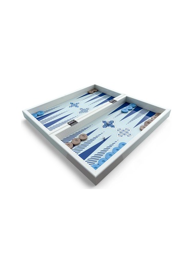 Biggdesign Blue Tile Tavla, Çizilmez Zeminli, Mıknatıslı Mdf Kasa, 2 Kat Vernik Cilalı