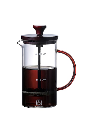 Suofeng Paslanmaz Çelik Ve Borosilikat Camdan Yapılmış 14oz Fransız Pres Kahve Makinesi Diğer