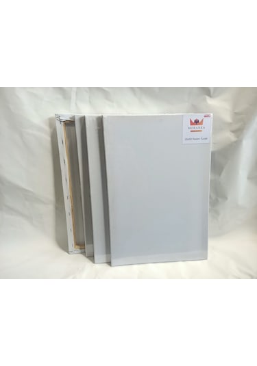 Tuval 4'lü 35*50 Çift Astarlı Arkadan Zımbalı Moranka Tuval&Boya