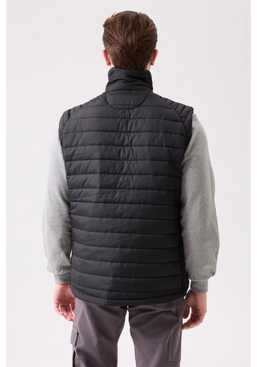 Nepeta Bomber Şişme Yelek Siyah