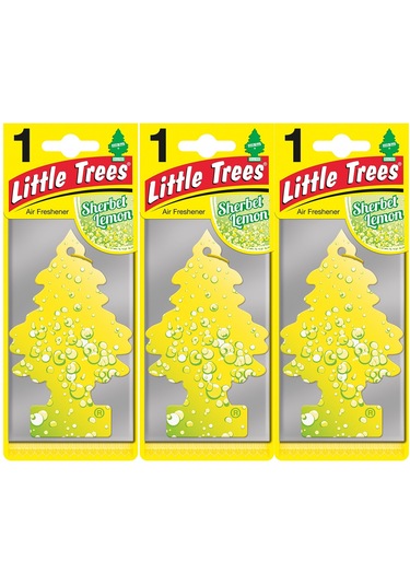 Little Trees 3'Lü Set Sherbet Lemon - Limon Oto Kokusu