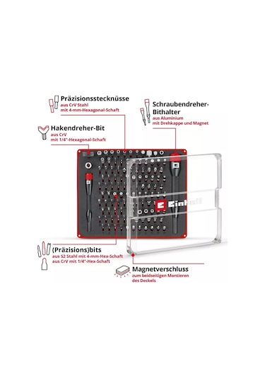 Einhell Hassas Bits Set 114 Parça - 49115040