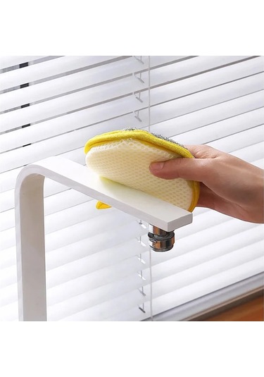 10 Adet Çift Taraflı Bulaşık Süngeri Bulaşık Yıkama Fırçası Tava Çok Renkli