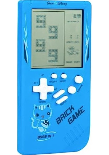 Tetris Oyun Konsolu 23 Bulmaca Oyunu Bataryalı 3.5 Inç Lcd Mini Taşınabilir Atari