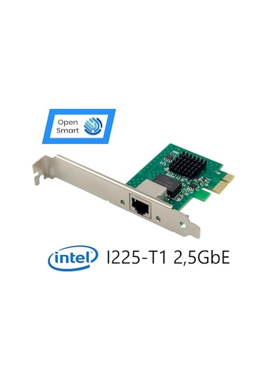 Open Smart 1 Port Intel I225-T1 2,5GbE Ethernet Kart - OPS7265NT