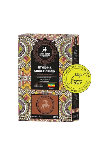 Addis Ababa Coffee Etiyopya Single Origin Kahve 250 G French Press