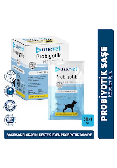 Onevet Probiyotik Saşe 30x1 Gr Köpek