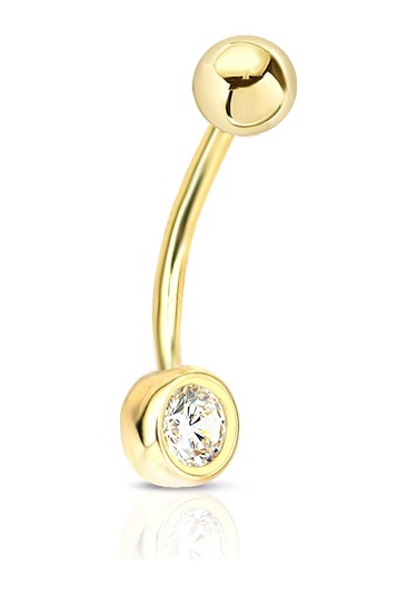 Lilarote 0.15 Ct Pırlanta Göbek Piercing 39913733