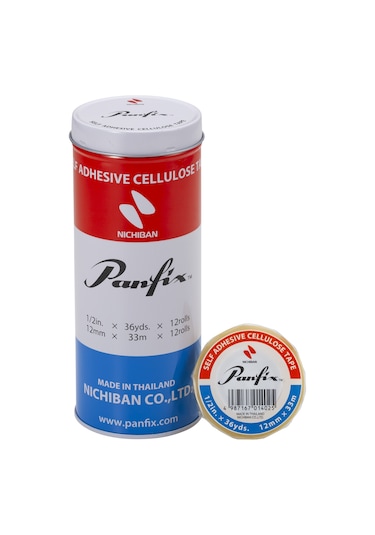 Panfix 12 Mm X 33 Metre Selofon Bant 12'li Teneke Kutu 1