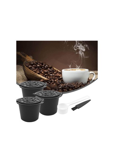 Suntek Yeniden Kullanılabilir Kahve Kapsülleri Ve Stil-b-siyah
