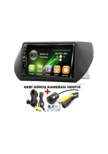 Fiat Fiorino Uyumlu 7İnç Dokunmatik Multimedya Double Din Oto Typ