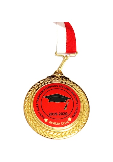 Kişiye Özel 30'Lu Madalya Okul-Mezuniyet-Turnuva-Başarı Madalyası