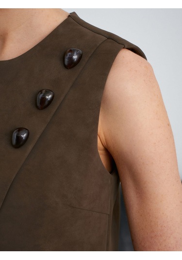 60601 Taş Aksesuarlı Top-haki Haki