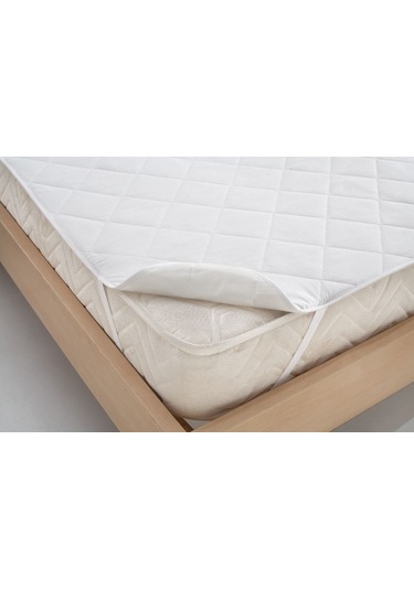 Komfort Home Çift Kişilik Sıvı Geçirmez Kapitoneli Alez 140X200Cm Beyaz
