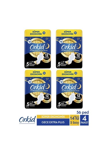 Ultra Extra 4'lü Gece Ekstra Plus X4 Adet