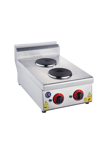 Karacasan Endüstriyel Snack Seri Set Üstü Elektrikli Çiftli Ocak Krcs.spoe.357
