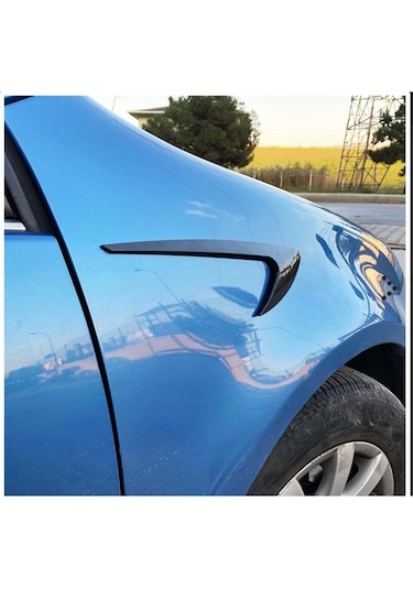 Kanuni Ms Uyumlu Çamurluk Venti Sağ Sol Parlak Siyah