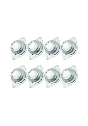 Novahub Gu.b/bon 8 Adet Evrensel Mobilya Tekerleri, Galvanizli Demir Naylon Toplu, Gürültü Düşük, Kolay Kurulum, 10-15kg Kapasite, Transfer Tekerleri -