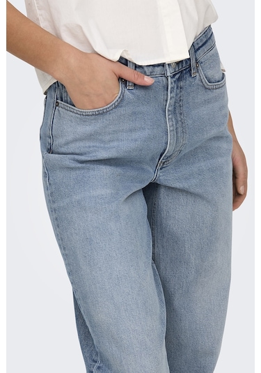 Only Bayan Kot Pantolon 15341427 Açık Mavi Açık Mavi