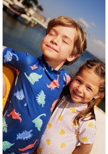 Defacto Erkek Bebek Dinazor Desenli Mayo E3354a525smın231 İndigo