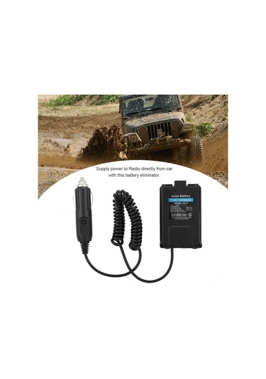 Xindoker Baofeng Uv-5r Serisi İçin Araç Akü Eliminatörü - Direk Araç Gücü Sağlama - Araç, Otobüs, Kamyon Uyumlu - Dayanıklı Malzeme