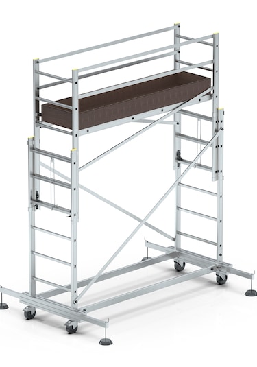 Narvon 2x2 4 Mt Tekerlekli Alüminyum Iskele