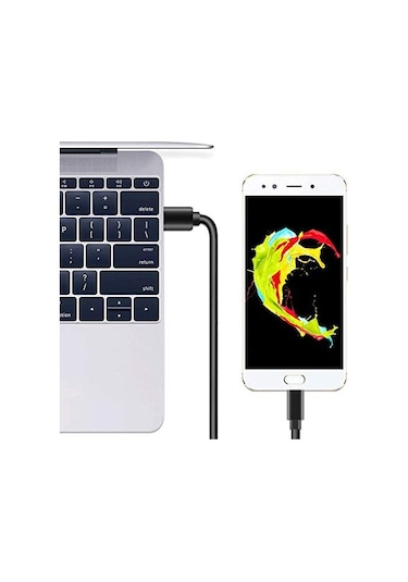 Microcase Micro USB Şarj ve Data Kablosu - 2 Metre Siyah